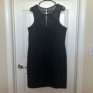 Black dress with sequins